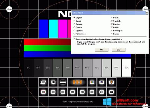 Capture d'écran Nokia Monitor Test pour Windows 8