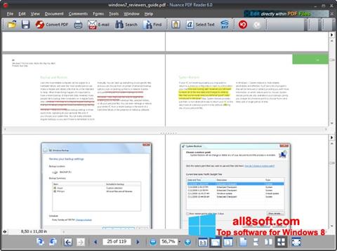 Capture d'écran Nuance PDF Reader pour Windows 8