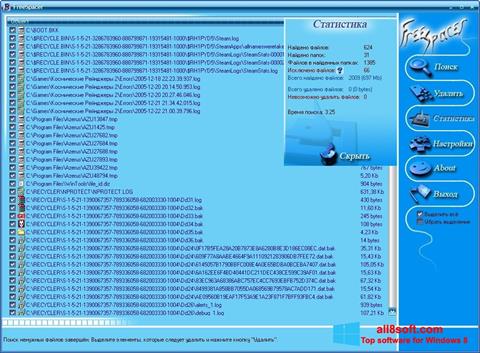 Capture d'écran FreeSpacer pour Windows 8