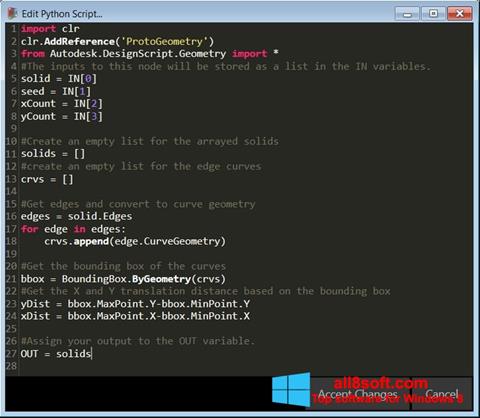 Capture d'écran Python pour Windows 8