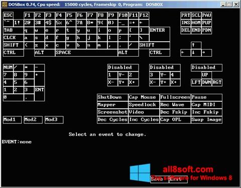 Capture d'écran DOSBox pour Windows 8