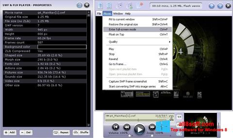 Capture d'écran FLV Player pour Windows 8