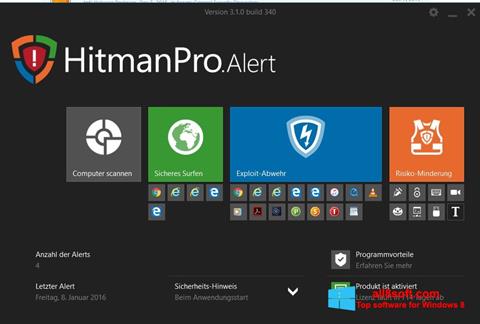 Capture d'écran HitmanPro pour Windows 8