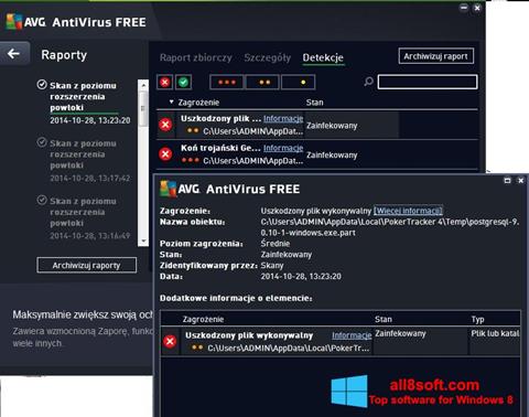 Capture d'écran AVG AntiVirus Free pour Windows 8