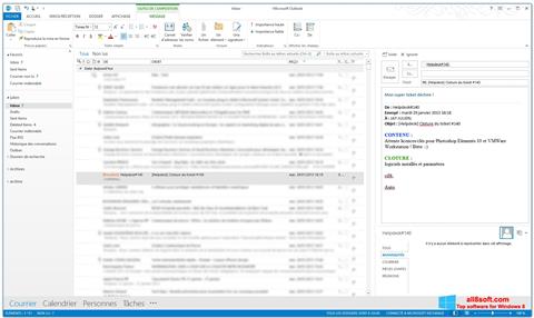 Capture d'écran Microsoft Outlook pour Windows 8