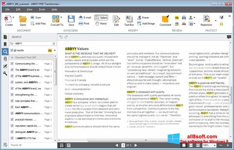 Capture d'écran ABBYY PDF Transformer pour Windows 8