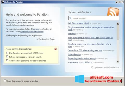 Capture d'écran Pandion pour Windows 8