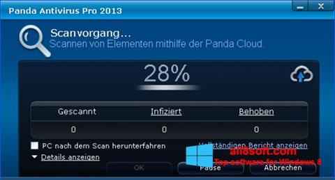 Capture d'écran Panda Antivirus Pro pour Windows 8