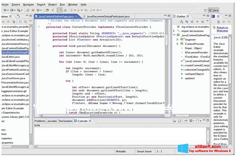 Capture d'écran Java Development Kit pour Windows 8