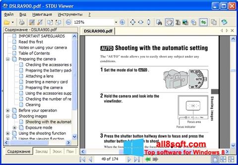 Capture d'écran STDU Viewer pour Windows 8