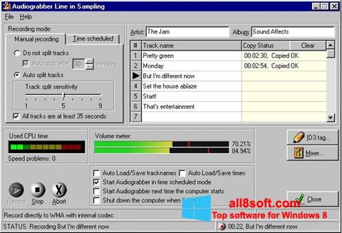 Capture d'écran Audiograbber pour Windows 8