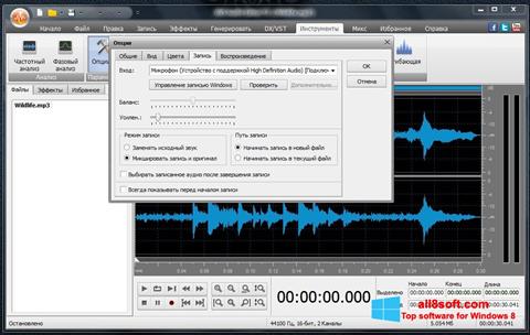 Capture d'écran AVS Audio Editor pour Windows 8