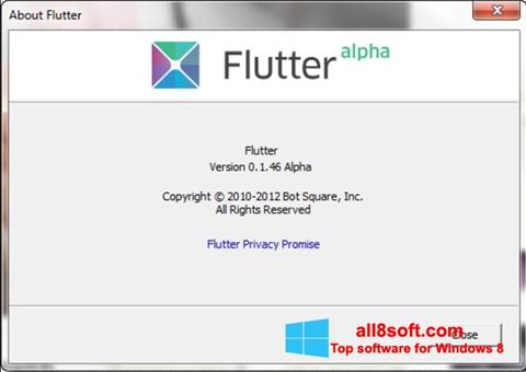 Capture d'écran Flutter pour Windows 8