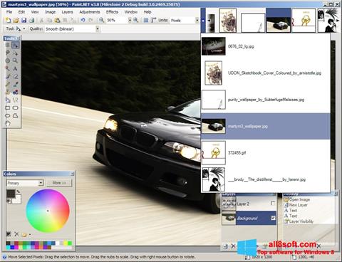 Capture d'écran Paint.NET pour Windows 8