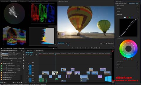 Capture d'écran Adobe Premiere Pro pour Windows 8