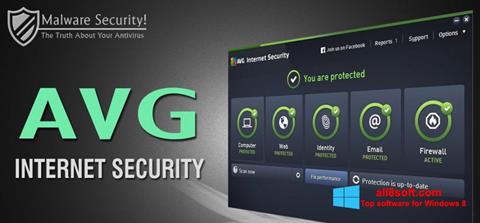 Capture d'écran AVG Internet Security pour Windows 8