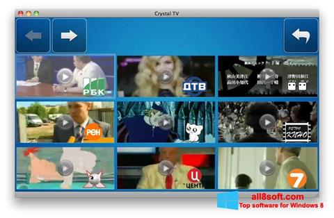 Capture d'écran Crystal TV pour Windows 8