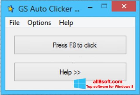 Capture d'écran GS Auto Clicker pour Windows 8