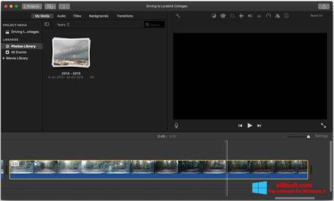 Capture d'écran iMovie pour Windows 8