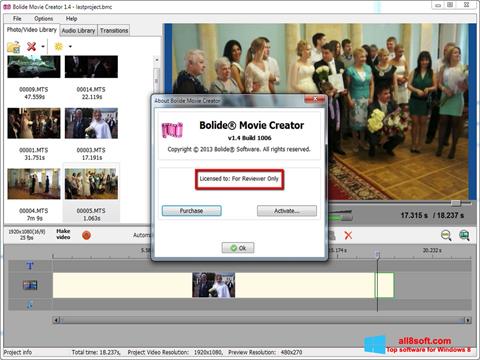 Capture d'écran Bolide Movie Creator pour Windows 8