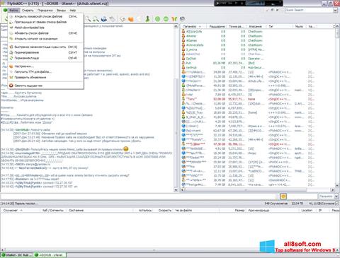 Capture d'écran FlylinkDC++ pour Windows 8