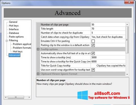 Capture d'écran Clipdiary pour Windows 8