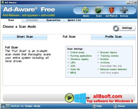 Capture d'écran Ad-Aware Free pour Windows 8