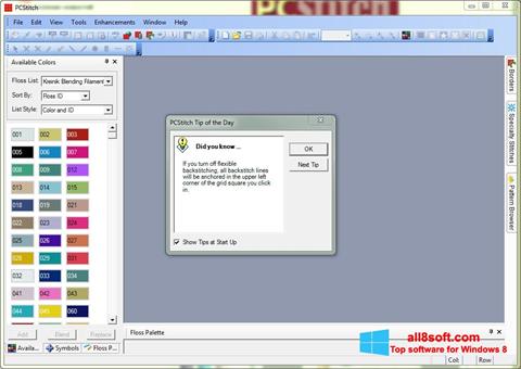 Capture d'écran PCStitch pour Windows 8