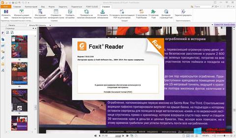 Capture d'écran Foxit Reader pour Windows 8