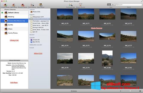 Capture d'écran iPhoto pour Windows 8