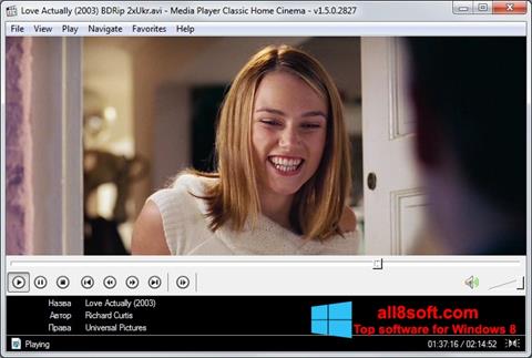 Capture d'écran Media Player Classic Home Cinema pour Windows 8