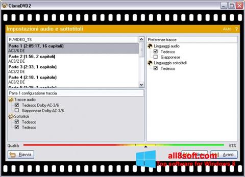 Capture d'écran CloneDVD pour Windows 8