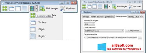 Capture d'écran Free Screen Video Recorder pour Windows 8