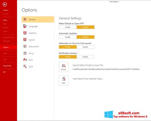 Capture d'écran PDF Architect pour Windows 8