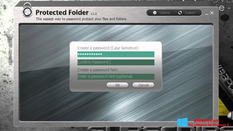 Capture d'écran Protected Folder pour Windows 8