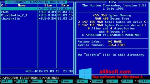 Capture d'écran Norton Commander pour Windows 8
