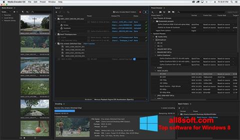 Capture d'écran Adobe Media Encoder pour Windows 8