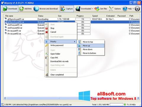 Capture d'écran Mipony pour Windows 8