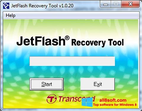 Capture d'écran JetFlash Recovery Tool pour Windows 8