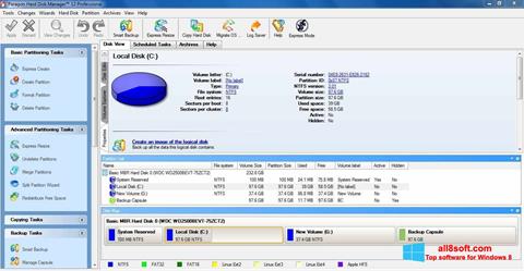 Capture d'écran Paragon Hard Disk Manager pour Windows 8