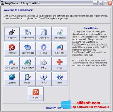 Capture d'écran EasyCleaner pour Windows 8