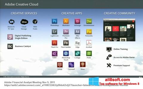 Capture d'écran Adobe Creative Cloud pour Windows 8