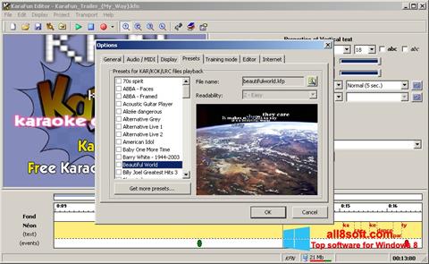 Capture d'écran KaraFun pour Windows 8