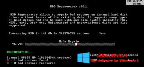 Capture d'écran HDD Regenerator pour Windows 8