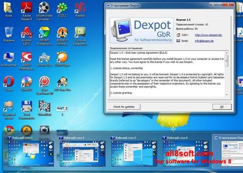 Capture d'écran Dexpot pour Windows 8