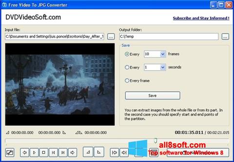 Capture d'écran Free Video to JPG Converter pour Windows 8