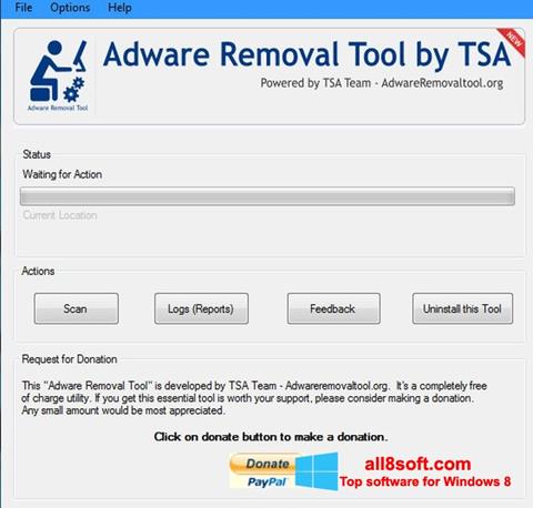 Capture d'écran Adware Removal Tool pour Windows 8