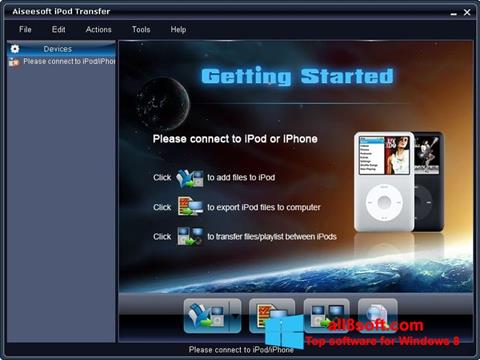 Capture d'écran iPhone PC Suite pour Windows 8