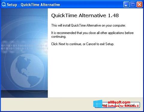 Capture d'écran QuickTime Alternative pour Windows 8